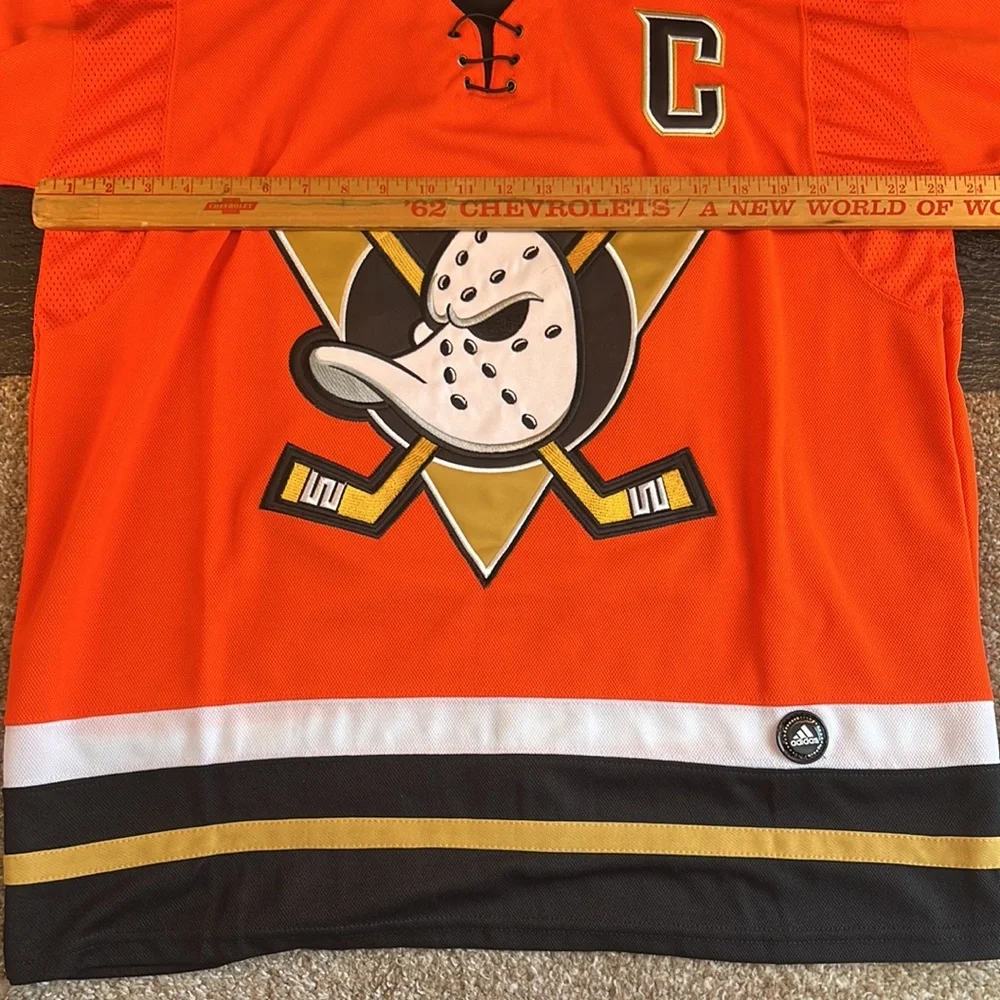 Anaheim Ducks Ryan Getzlaf NHL Hockey Jersey Orange Stitched Men’s Size Large 52 - Picture 5 of 6